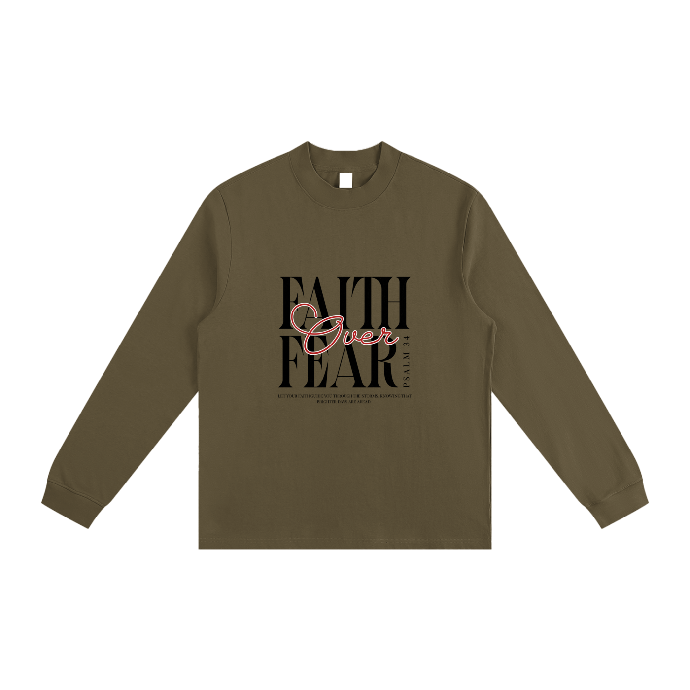 Essential Non-Shrink Mock Neck Sweatshirt - Image 7